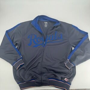 Stitches Kansas City Royals MLB Full Zip Track‎ Jacket - Men's Large